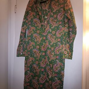 Lauren Ralph Lauren Floral Green Dress